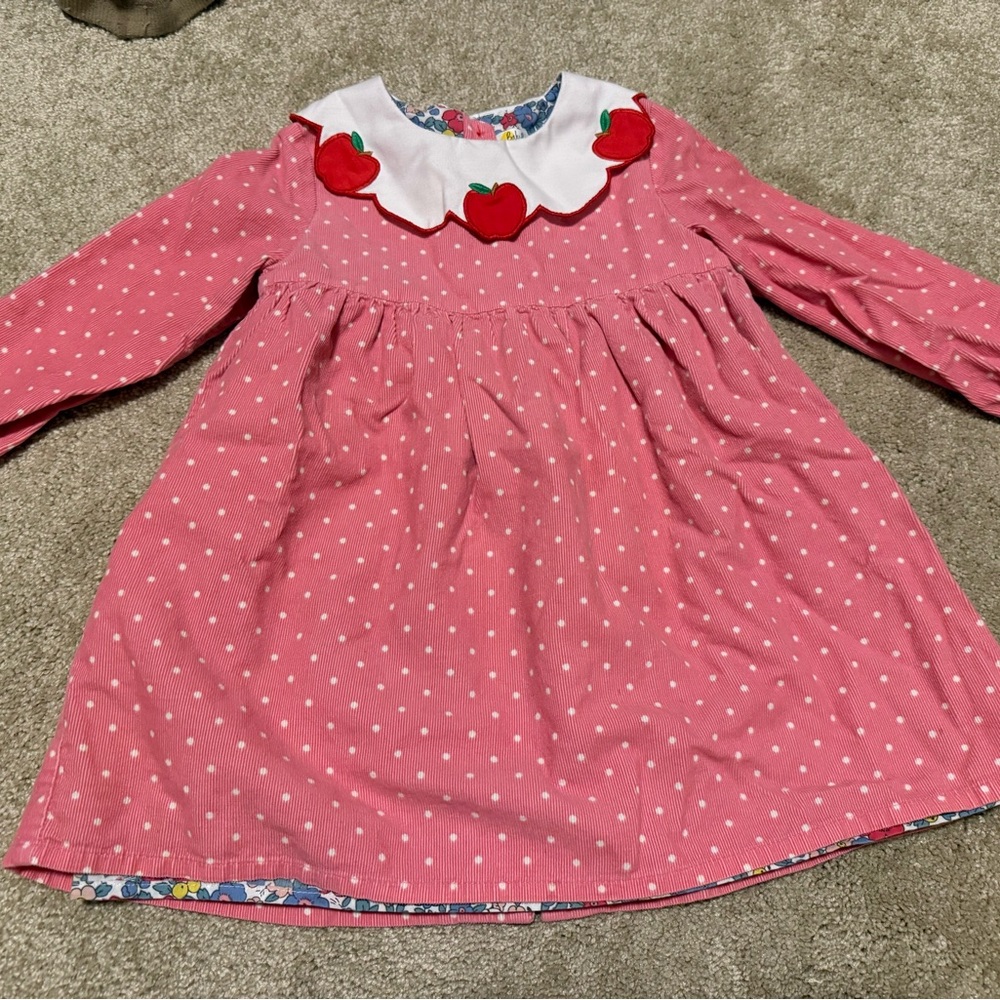 Boden Floral and Pink Collar Dress